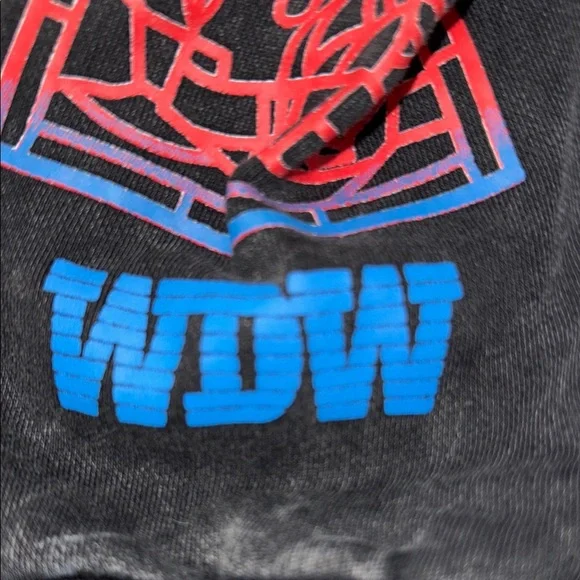 Who decides war Black Hoodie with Colorful Arch Design WDW